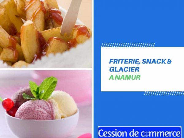 Friterie, snack & glacier à remettre à Namur
